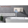 Wall-Mounted Single-Handle Faucet for Bathroom Sink or Tub, with 2-Hole Brass Valve Kit Included - 2 of 4