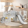 10 in 1 Toddler Slide Set,Kids Slide for Toddlers,Toddler Climber Slide PlaySet with Basketball Hoop,Outdoor Indoor Playground for Toddlers Upgraded - 2 of 4