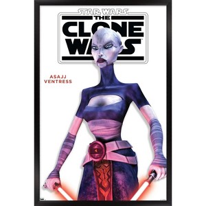 Trends International Star Wars: The Clone Wars - Asajj Ventress Feature Series Framed Wall Poster Prints - 1 of 4