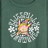 Women's - SpongeBob SquarePants - Blissfully Unaware Lightweight French Terry Wide Neck Long Sleeve Shirt - 2 of 4