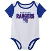 NHL New York Rangers Boys' 3pk Bodysuit - 3 of 4