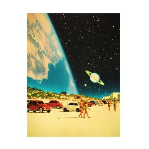 Taudalpoi  'Galaxy Beach' Canvas Art - 1 of 4