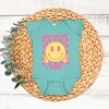 The Juniper Shop Birthday Girl Checkered Baby Flutter Sleeve Bodysuit - 2 of 3
