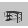 Sapphtopaz Modern Home Office Desks Computer Desk with 2 Shelves Metal Frame Writing Desk Gaming Desk Office Desk Vanity Table for Home Office - 3 of 4
