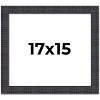 PosterPalooza | Distressed Brown Picture Frame - UV Acrylic, Backing Board, Hanging Hardware Included - 2 of 4