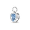 Girls' CZ Birthstone Heart Sterling Silver Charms - In Season Jewelry - 2 of 4