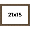 PosterPalooza | Sculpted Gold Picture Frame - UV Acrylic, Backing Board, Hanging Hardware Included - 2 of 4