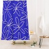 Deny Designs Jae Polgar Party Shower Curtain Blue : Microfiber, Machine Washable, Non-Slip Backing - 2 of 2