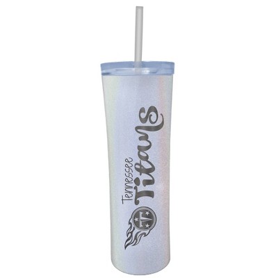 NFL Tennessee Titans 18oz Opal Skinny Tumbler with Straw