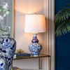 Modern Ceramic Table Lamp with Vase Base, Accent Table Lamp, Nightstand Lamp for Bedroom or Living Room – The Pop Home - 2 of 4
