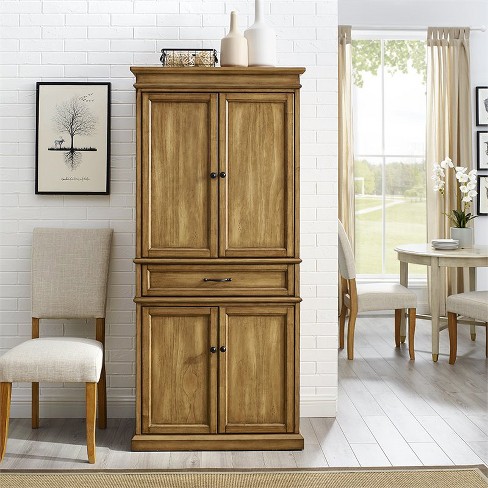 Furniture Parsons Wood Pantry In Brown Crosley Target