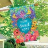 Floral Home Sweet Home Spring House Flag 28" x 40" Briarwood Lane - 4 of 4