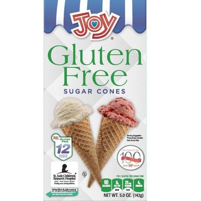 Joy Gluten Free Sugar Cones, 12 count (Pack of 2)