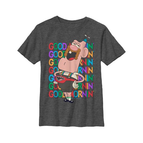 Boy S Uncle Grandpa Good Morning Catchphrase T Shirt Target - doodlebob shirt roblox