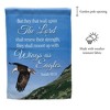 Lord Shall Renew Mount as Wings as Eagles 13 x 18 Polyester Small Garden Flag - 2 of 2