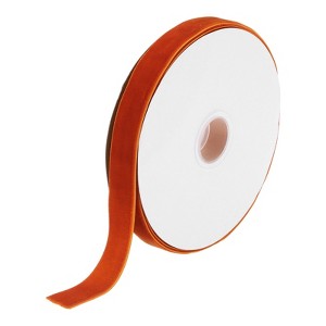Unique Bargains Soft Single Face Spool Silky Velvet Ribbon for Gift Wrapping - 1 of 3