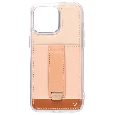 Walli Cases Creamsicle Color Block Phone Case with Wallet and Finger Strap