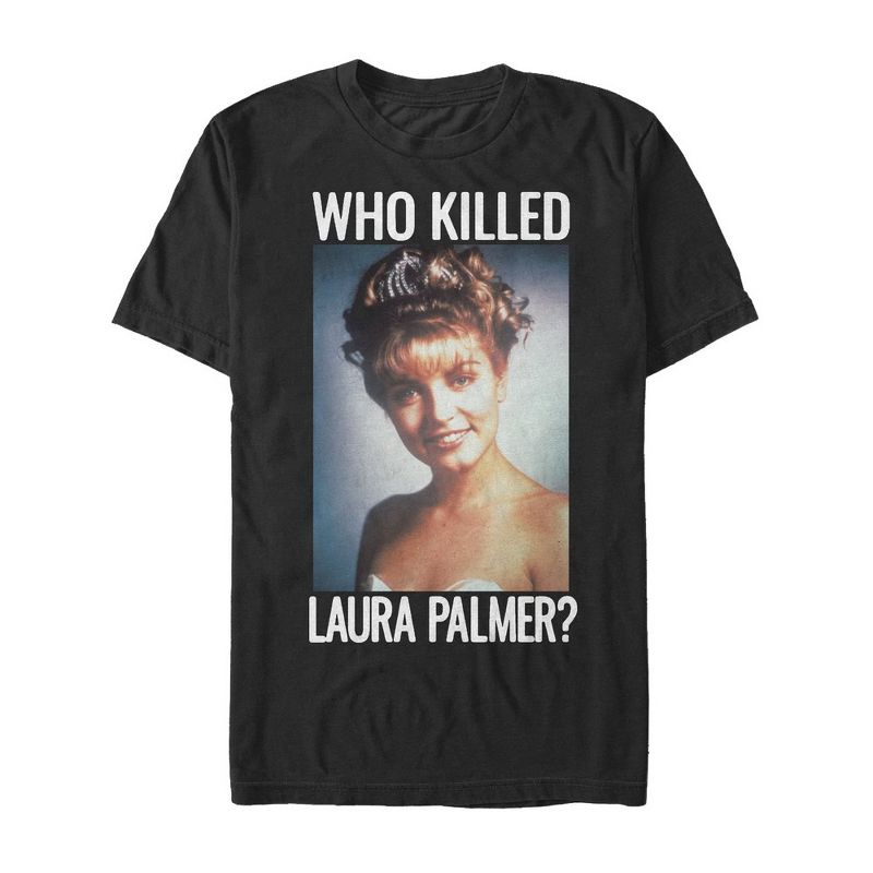 Men's Twin Peaks Who Killed Laura Palmer T-Shirt, 1 of 5