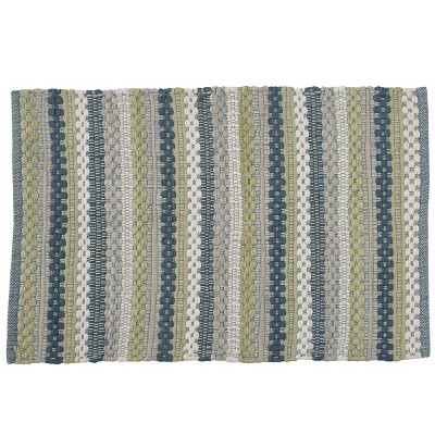 2'x3' Rectangle Cotton Accent Rug Green - Park Designs