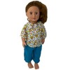 Doll Clothes Superstore Flower Garden Shirt With Pants For 18 Inch Dolls Like American Girl - 4 of 4