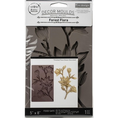Prima Marketing Re-Design Mould 5"X8"X8mm-Forest Flora