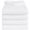 American Soft Linen Turkish Baby Toddler Hooded Bath Towel Set, 100% Cotton Soft Fluffy Baby Toddler Hooded After Shower Towels - 4 of 4
