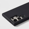 Samsung Galaxy S24 Ultra Silicone Phone Case - heyday™ Black - 3 of 4