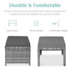 Best Choice Products Set of 2 Multipurpose Patio Wicker Ottomans w/ Removable Cushions - 2 of 4