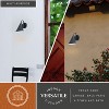 VAXCEL Hanson Steel 1 Light LED Compatible Matte Black and White Contemporary Dark Sky Indoor Outdoor Wall Sconce - 4 of 4