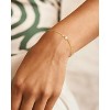 Molenia Gold Pearl Bracelet for Women, 925 Sterling Silver CZ Bracelet, Wedding Bracelets for Brides, Bridesmaid Jewelry Gift for Girl, Bridal, Mom - 2 of 4