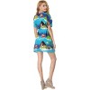 HAPPY BAY Women's Summer Beach Vacation Dress Loose Swing Swimsuit Cover Ups Tops X-Large-XX-Large Blue Car - 3 of 4