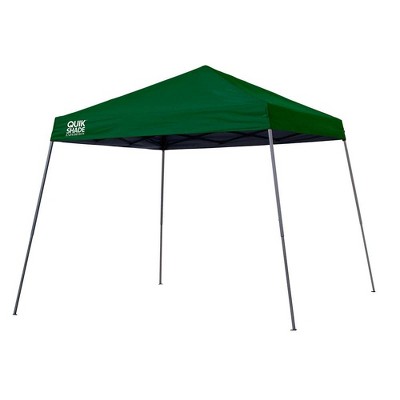 Quik Shade Expedition 12 x 12 Foot Slant Leg Pop Up Shelter Canopy Tent, Green
