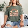 Simply Sage Market Women's Just Peachy Rainbow Short Sleeve Garment Dyed Tee - 2 of 3
