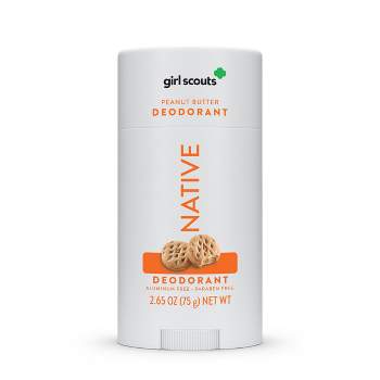 Native Limited Edition Girl Scout Peanut Butter Cookie Deodorant - 2.65oz