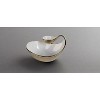 Classic Touch White Porcelain Chip and Dip Bowl Gold Edged - 3 of 3