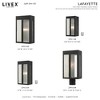 Livex Lighting Lafayette 1 - Light Wall Light in  Black - 3 of 4