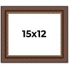 PosterPalooza | Traditional Brown Picture Frame - UV Acrylic, Backing Board, Hanging Hardware Included - 2 of 4