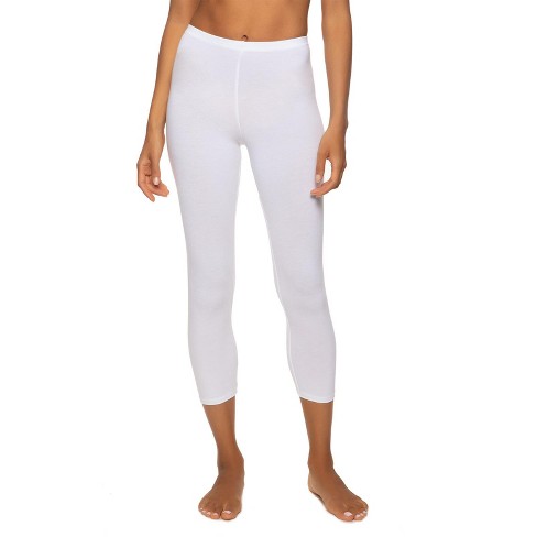 Felina Women's Cotton Modal Capri Leggings, Super Soft