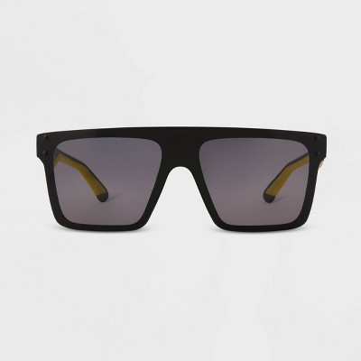 Men's Rubberized Plastic Shield Sunglasses - All In Motion™ Black : Target