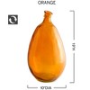 VivaTerra Recycled Tall Glass Balloon Vase, 19" - 2 of 2