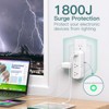 Itopfox Surge Protector Wall Outlet Extender with Rotating Plug, 6 AC Outlets & 3 USB Ports (2 USB C), 1800J, 3-Side Power Strip for Dorm Travel - 4 of 4