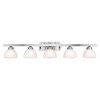 Livex Lighting Somerset 5 - Light Vanity in  Brushed Nickel - 3 of 4