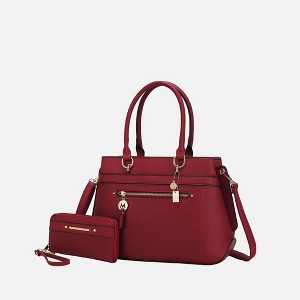 MKF Collection Gardenia Vegan Leather Women’s Tote Bag & Wallet by Mia K - 1 of 4
