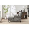 Lyngins Modern Chaise Lounge Recliner Chair with Upholstered Back,Leisure Sofa Sleeper Chair for Living Room,Bedroom - 4 of 4