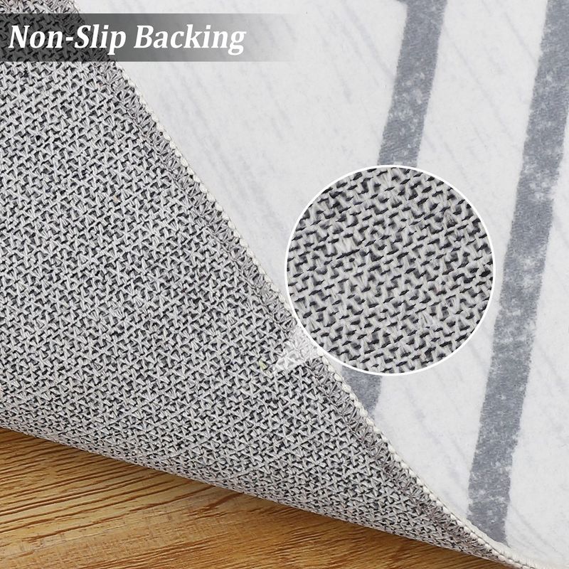 Area Rug for Living Room Moroccan Non Slip Rugs for Bedroom Soft Stain-Resistant Non Shedding Rug, 4 of 9