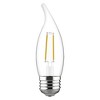 GE 4pk 5.5W 60W Equivalent Relax LED HD Light Bulbs Soft White: Dimmable, Energy Star, E26 Base, 500 Lumens, 2700K - 3 of 4