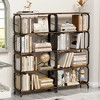 NicBex 4-Tier Industrial Bookshelf,63" Tall Book Rack with Metal Frame and Open Shelves for Bedroom,Living Room,Office,Easy Assembly - 2 of 4