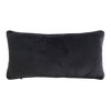 8"x16" 'Namaste' Velvet Lumbar Throw Pillow - Edie@Home - 4 of 4