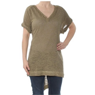 Free People Womens Hi-Lo Basic T-Shirt