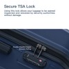 YONWAY Hardside Luggage Sets, 3 pcs Spinner Suitcase, ABS Lightweight Suitcase with Two Hooks, Spinner Wheels, with TSA Lock Lightweight - 4 of 4